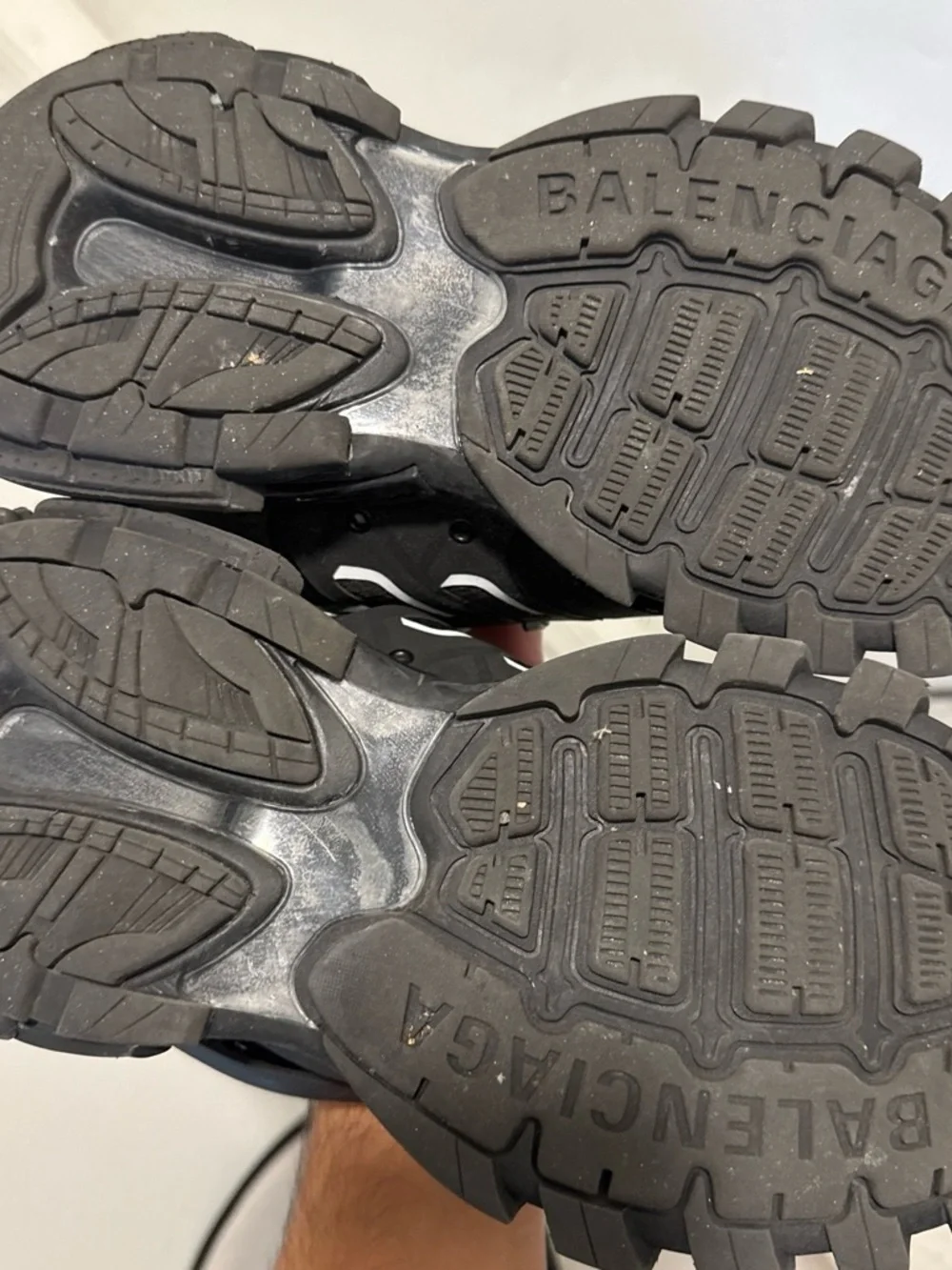 Balenciaga Kids Black Sneakers with White Laces